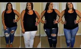 BEST JEANS FOR CURVY/PLUS SIZE WOMEN | Monotiques | DENIM TRY-ON HAUL