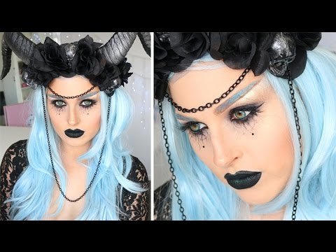 Dark Evil Fairy or Witch ♡ Glamorous Halloween Makeup | Shannon H ...
