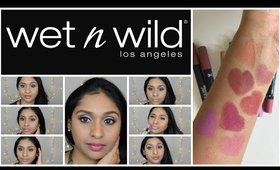 Wet N Wild Naked Protest Velvet Matte Lip Colors | Swatches & Review| deepikamakeup