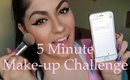 Provocare Machiaj in 5 Minute | 5 Minute Make-up Challenge