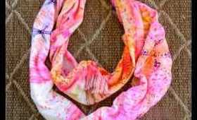 How To Make A DIY Anthropologie Scarf