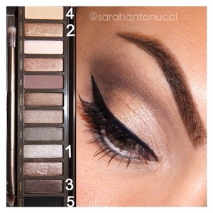 Naked 2 palette look! I'm doing a giveaway & a very lucky person can win one! @sarahantonucci 