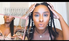 Watch Me Trim My Natural Hair