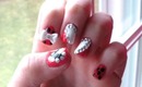 Red Kawaii Valentine's Day Nails ♥