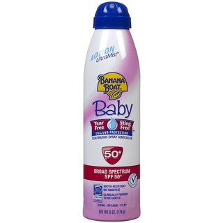 Banana Boat Baby Tear-Free Sting-Free UltraMist Sunscreen Continuous Lotion Spray