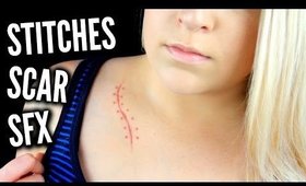 Stitches Scar SFX Makeup Tutorial