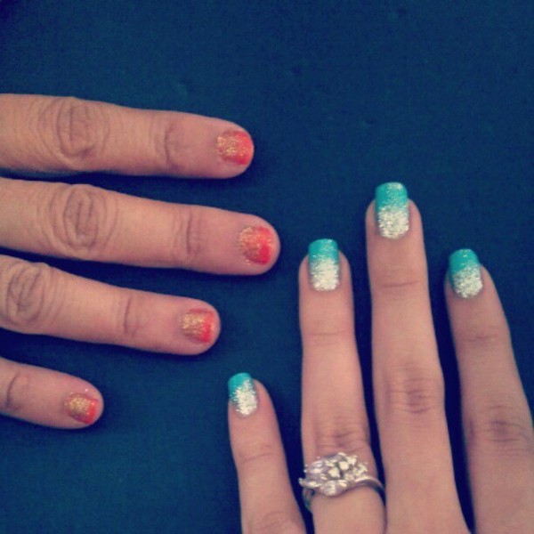 Mother N Daughter Matching Nails Paola E S Paolicious Photo