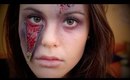 GORY HALLOWEEN MAKEUP!: ZIPPER FACE