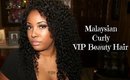 Aliexpress Hair Review|Malaysian Virgin Hair Deep Curly/Wave|VIP Beauty Hair