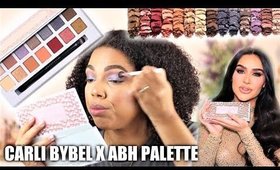 CARLI BYBEL X ABH PALETTE REVIEW + SWATCHES