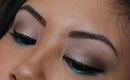 [TUTORIAL] :: Neutral w/ a Pop of Teal (feat. Maybelline's Color Tattoo eyeshadows)