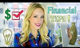Financial Advice! Paying Off Student Debt, Saving Money & More!