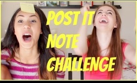 POST IT NOTE CHALLENGE! ft. PerpetualxBeauty