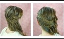 Formal Hairstyle, Sideswept Braids and Curls