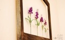 Home Décor on a Budget: Wall Frame with Flowers