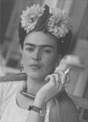 Frida Kahlo my favorite mexican artist and woman of all time..