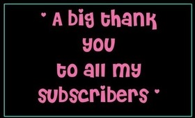 Thank you to all my Subscribers xxx