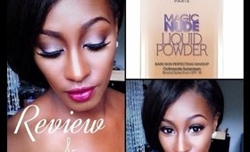 L'OREAL MAGIC NUDE LIQUID POWDER REVIEW & DEMO | SHLINDA1