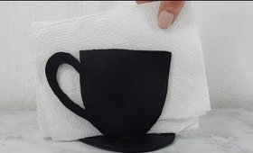 DIY Coffee Mug Napkin Holder | Home Décor