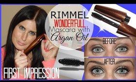 FIRST IMPRESSION | Rimmel Wonderful Mascara with Argan Oil