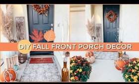 FALL FRONT PORCH DIY 2019: DECORATE MY PORCH WITH ME!