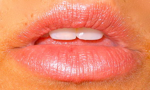 simple pink lip