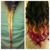 the fishtail braid double dip dye.easy to do in 6 simple steps wanna find out more comment and like :-) x