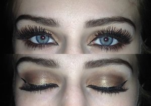 Gold look
