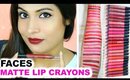 Faces Ultime Pro Lip Crayon | GIVEAWAY+ SWATCH+ REVIEW | ShrutiArjunAnand