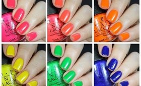 OPI True Neons Live Swatch + Review!