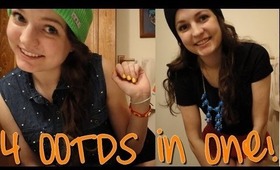 4 OOTDs in One! ♡ Summer Looks