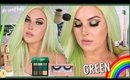 GREEN Makeup Tutorial 🐊🌈 RAINBOW SERIES