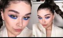It's Electric. A blue moment makeup tutorial
