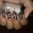 Plush Leopard Print Nail Art