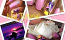 Nail Tutorial: Summer Sunset Nails ! | msraachxo