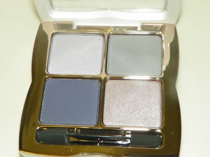 Eyeshadow quad from Drew Barrymore's new cosmetic line Flower.