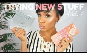 Trying New Stuff! ✨ Vol. 1: Too Faced Sweet Peach Palette, ABH Glow Kit & more! ▸ VICKYLOGAN