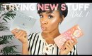 Trying New Stuff! ✨ Vol. 1: Too Faced Sweet Peach Palette, ABH Glow Kit & more! ▸ VICKYLOGAN