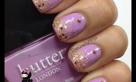 Gradient Glitter Nails by The Crafty Ninja
