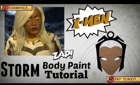 X-Men: Storm Body Paint Tutorial (No Bland Makeup)