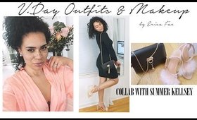 Valentine's Day Outfits & Makeup I Collab w. Summer Kellsey