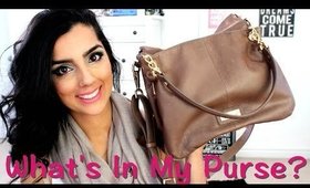 WHATS IN MY PURSE?  My favorite purse!!