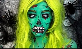 Pop Art Zombie Makeup Tutorial