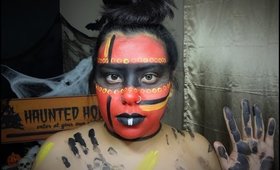 Tribal Warrior Makeup| Day 6 of 31