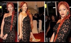 Rihanna Inspired Gala Hair Tutorial