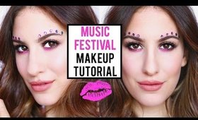 Music Festival / Coachella Makeup Tutorial ♡ | JamiePaigeBeauty