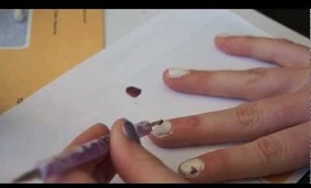 ♡ Metallic hearts ♡ A Valentine's day nail tutorial!
