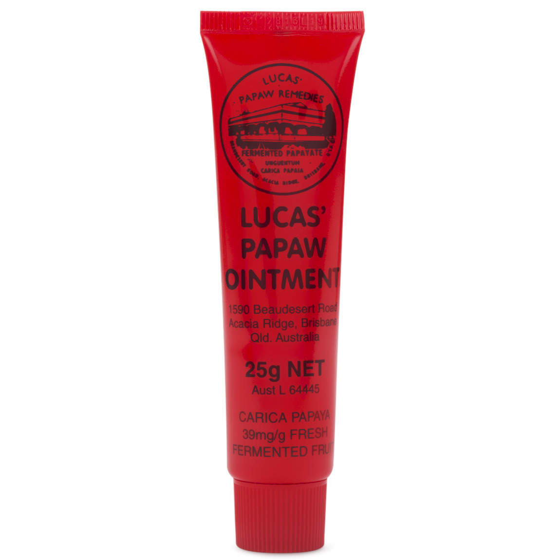 Lucas' Papaw Remedies Lucas’ Papaw Ointment 25g Tube alternative view 1 - product swatch.