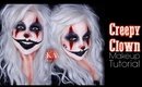 Creepy Clown Halloween Makeup Tutorial - 31 Days of Halloween