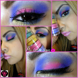 used these beautiful pigments that will be on sale soon to create this look <3 